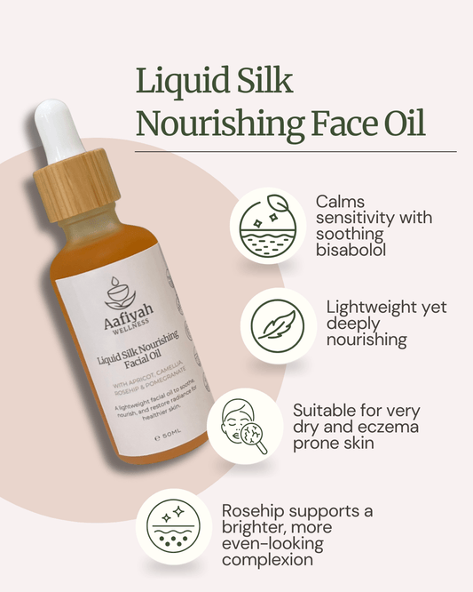 Liquid Silk Nourishing Facial Oil 50ml - Aafiyah Wellness Clinic