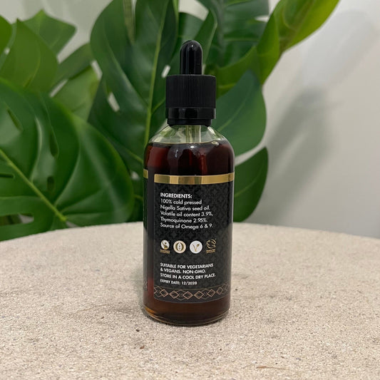 Raw Ethiopian Black Seed Oil - 100ml - Aafiyah Wellness Clinic