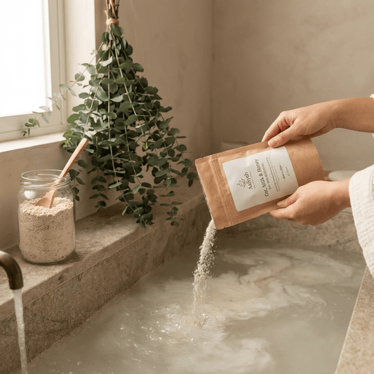 Soothing Oat, Goats Milk & Honey Bath Soak + Exfoliator - 200g - Aafiyah Wellness Clinic