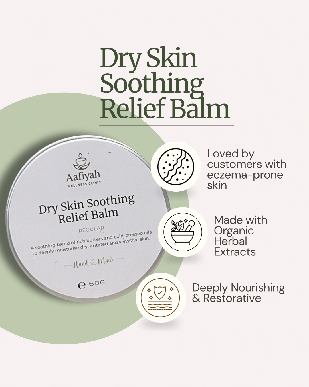 Dry Skin Soothing Relief Balm - Aafiyah Wellness Clinic