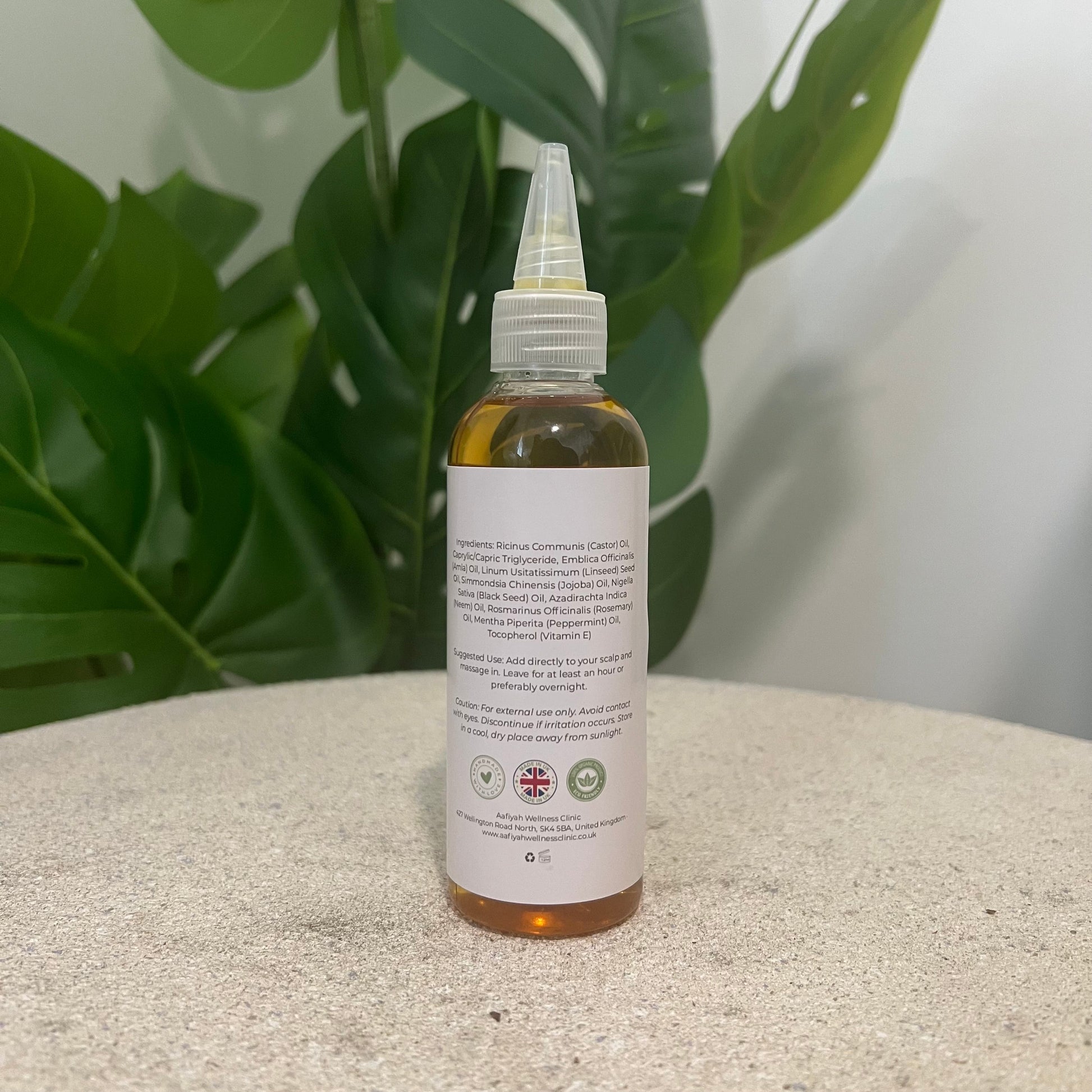 Hairdration Organic Hair & Beard Growth Oil - 100ml - Aafiyah Wellness Clinic