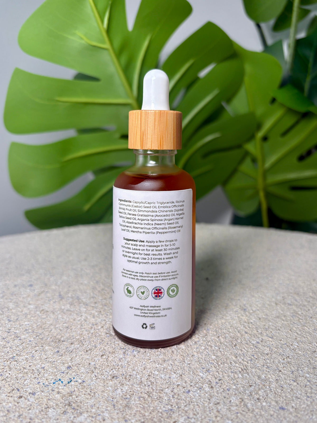 Hairdration Organic Hair & Beard Growth Oil - 100ml - Aafiyah Wellness Clinic