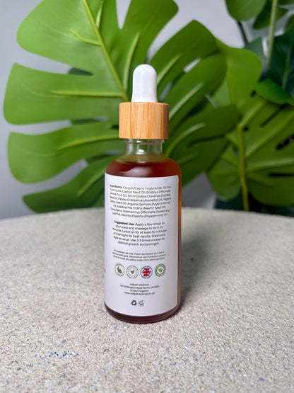 Hairdration Organic Hair & Beard Growth Oil - 100ml - Aafiyah Wellness Clinic