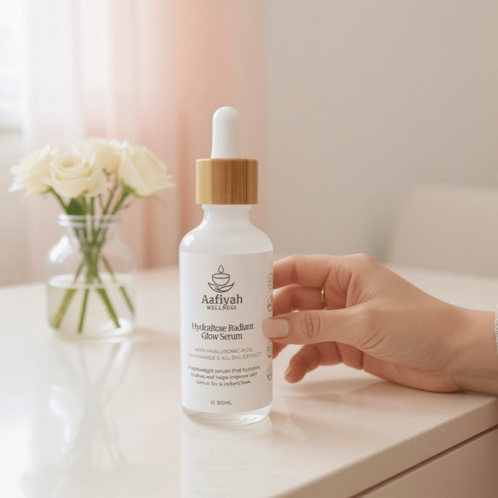 HydraRose Radiant Glow Serum 50ml - Aafiyah Wellness Clinic