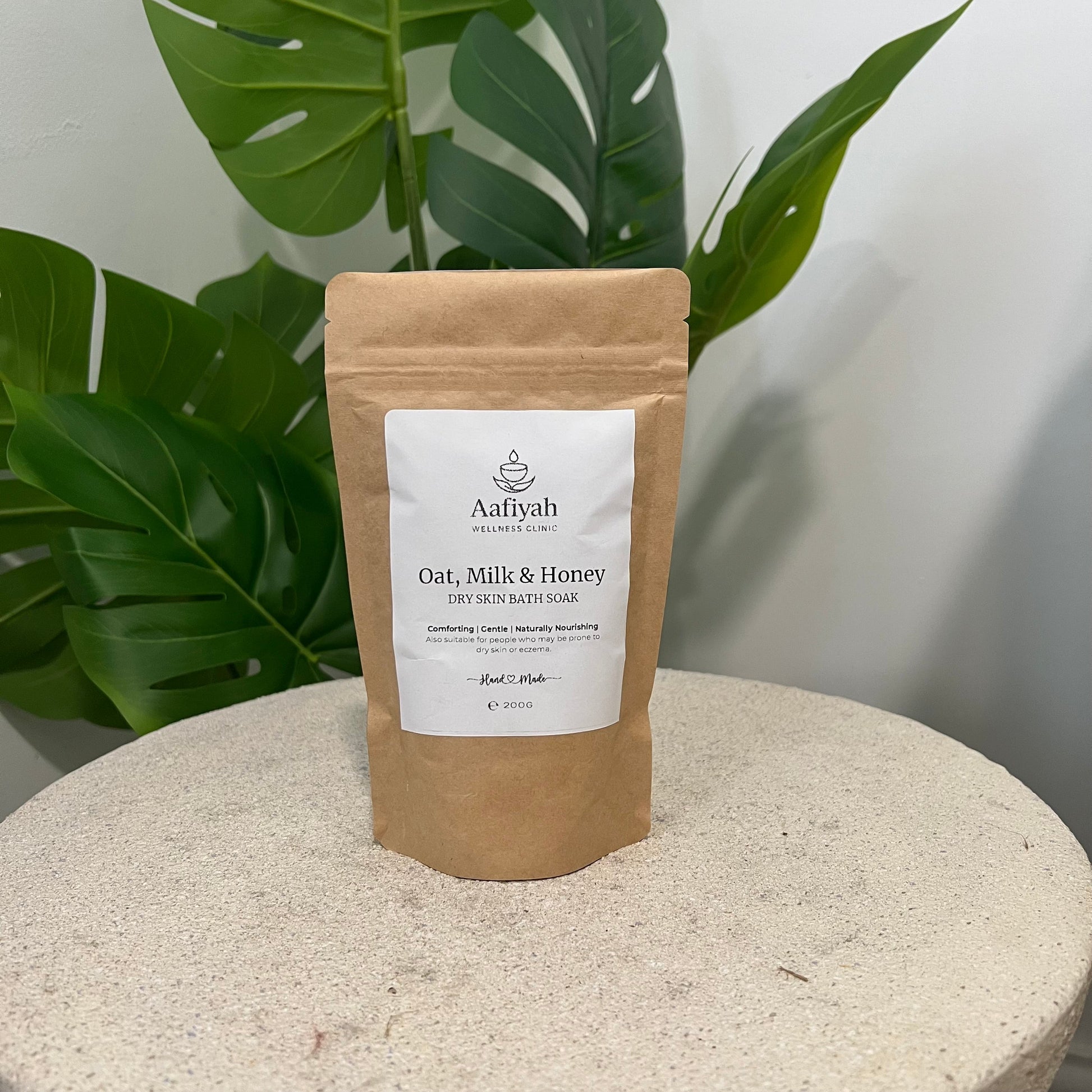 Soothing Oat, Goats Milk & Honey Bath Soak + Exfoliator - 200g - Aafiyah Wellness Clinic