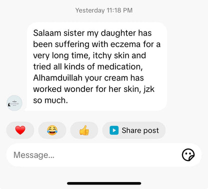 Sukoon Dry Skin Relief Balm - Aafiyah Wellness Clinic